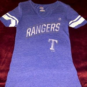 Texas rangers blue t shirt